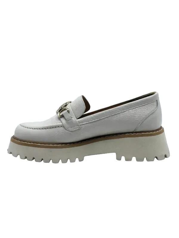 POLETTO  HAKİKİ DERİ KREM Loafer Düz 04 5742
