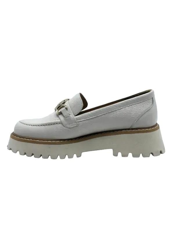 POLETTO  HAKİKİ DERİ KREM Loafer Düz 04 5742