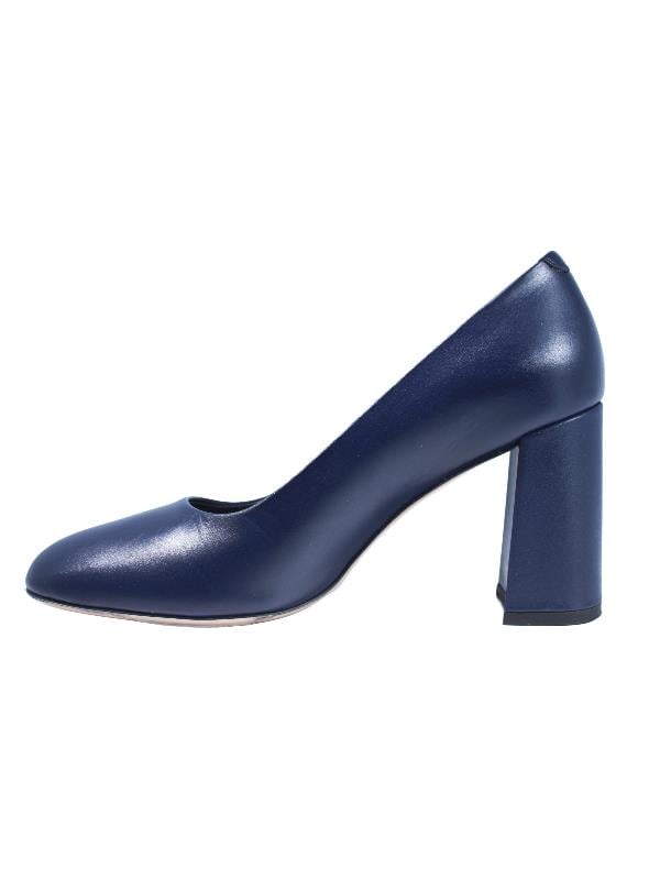 POLETTO  HAKİKİ DERİ LACIVERT-ALTIN Ayakkabı Günlük 4509 01