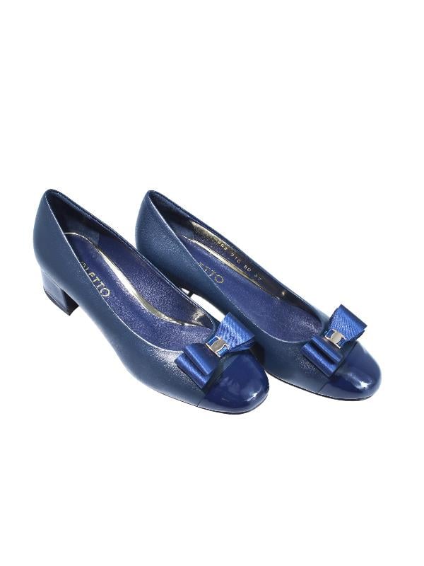 POLETTO  HAKİKİ DERİ LACIVERT-ALTIN Ayakkabı Günlük 916 80 V3