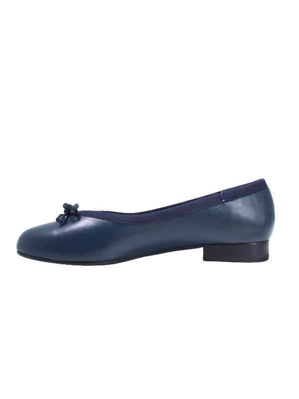 POLETTO  HAKİKİ DERİ LACIVERT Babet Kapalı 69 21