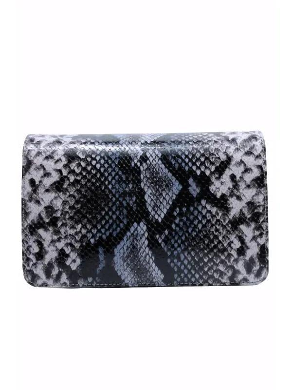 POLETTO  HAKİKİ DERİ MAVI SIYAH Çanta Omuz askılı CNT 755