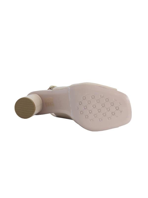 POLETTO  HAKİKİ DERİ NOHUT-BEJ Sandalet Topuklu 1918 45