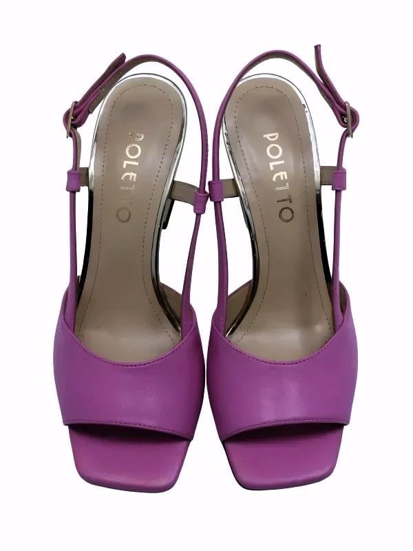 POLETTO  HAKİKİ DERİ PEMBE-ALTIN Sandalet Topuklu 319 260 V1