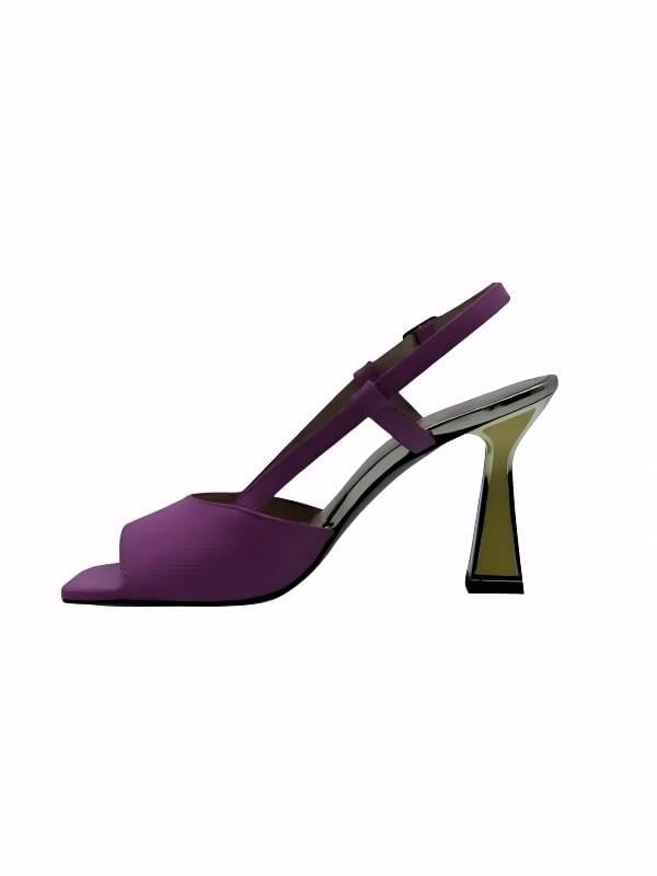 POLETTO  HAKİKİ DERİ PEMBE-ALTIN Sandalet Topuklu 319 260 V1