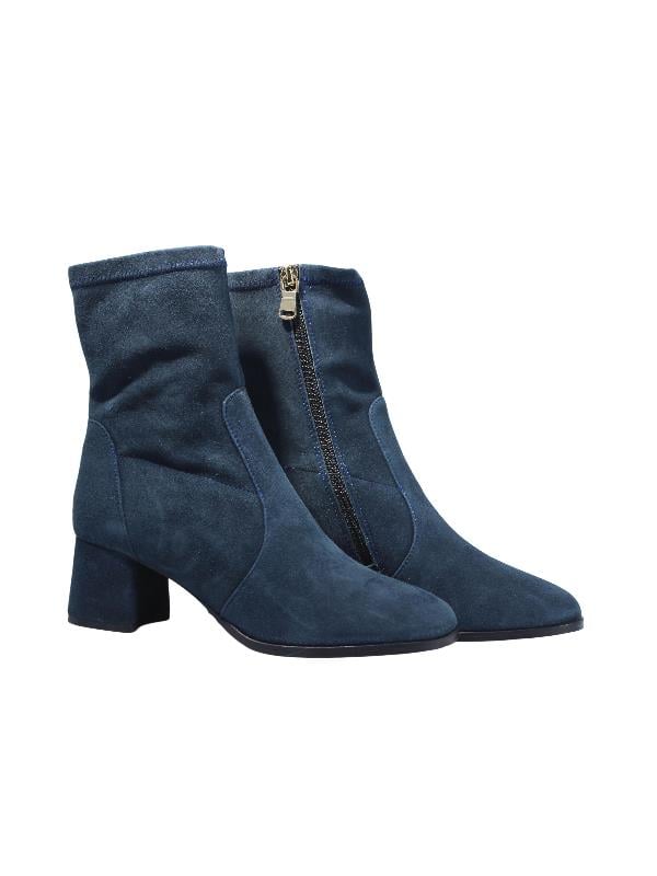 POLETTO  HAKİKİ DERİ PETROL Bot Topuklu 7734 05 S