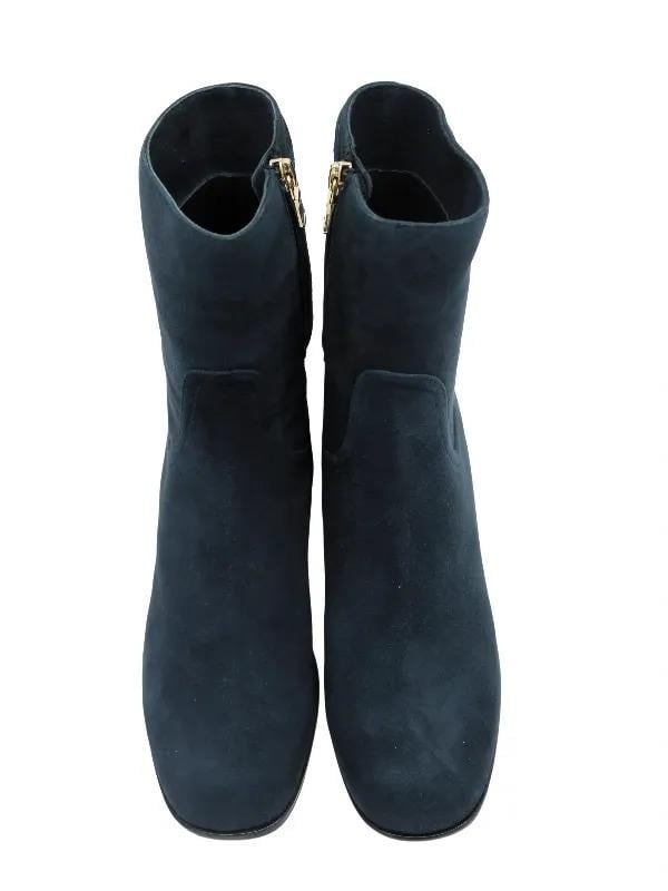 POLETTO  HAKİKİ DERİ PETROL Bot Topuklu 7734 11 S