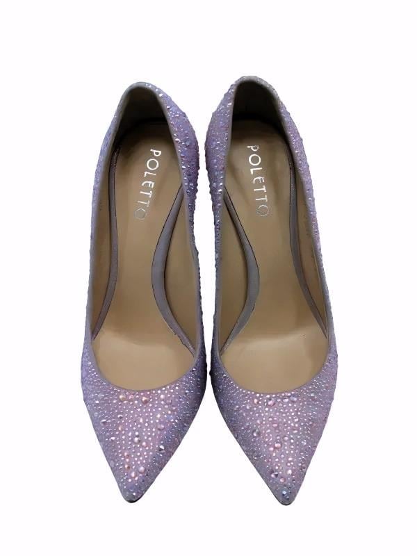 POLETTO  HAKİKİ DERİ PUDRA Ayakkabı Gece/Abiye 2536 08 V1