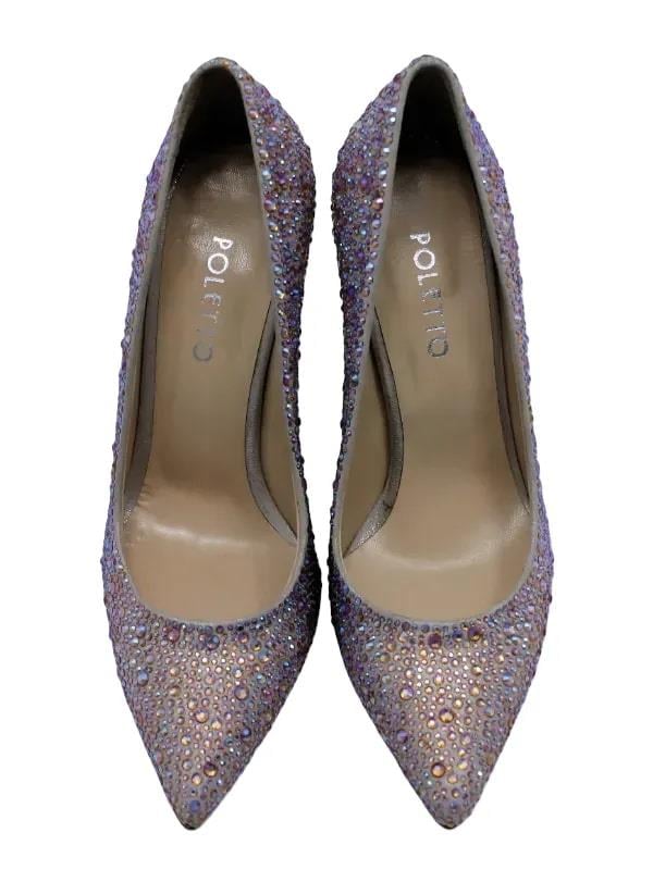 POLETTO  HAKİKİ DERİ PUDRA Ayakkabı Gece/Abiye 2536 08 V1