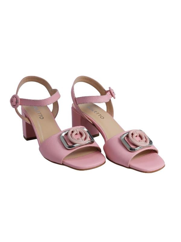 POLETTO  HAKİKİ DERİ ROSE Sandalet Topuklu 4183 27 V5