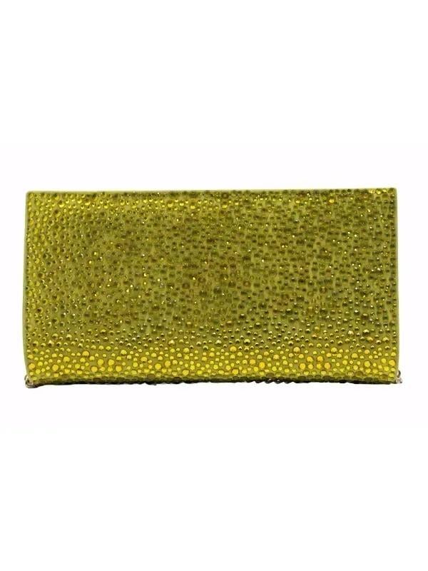 POLETTO  HAKİKİ DERİ SARI Çanta Gece/Abiye CNT 671