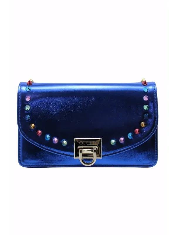 POLETTO  HAKİKİ DERİ SAX MAVI Çanta Omuz askılı CNT 755 V5