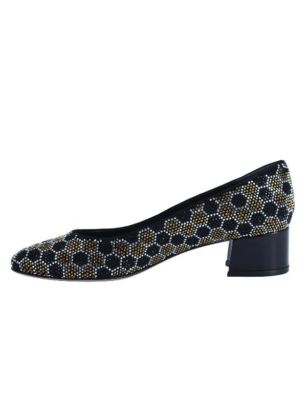 POLETTO  HAKİKİ DERİ SIYAH Ayakkabı Gece/Abiye 916 90 V5