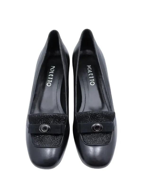 POLETTO  HAKİKİ DERİ SIYAH Ayakkabı Günlük 916 129