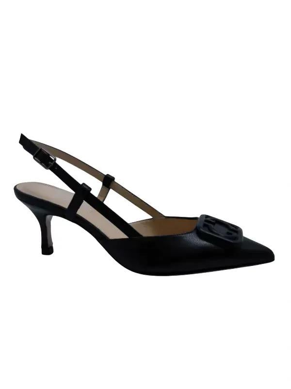 POLETTO  HAKİKİ DERİ SIYAH Ayakkabı Stiletto 9841 10 V1