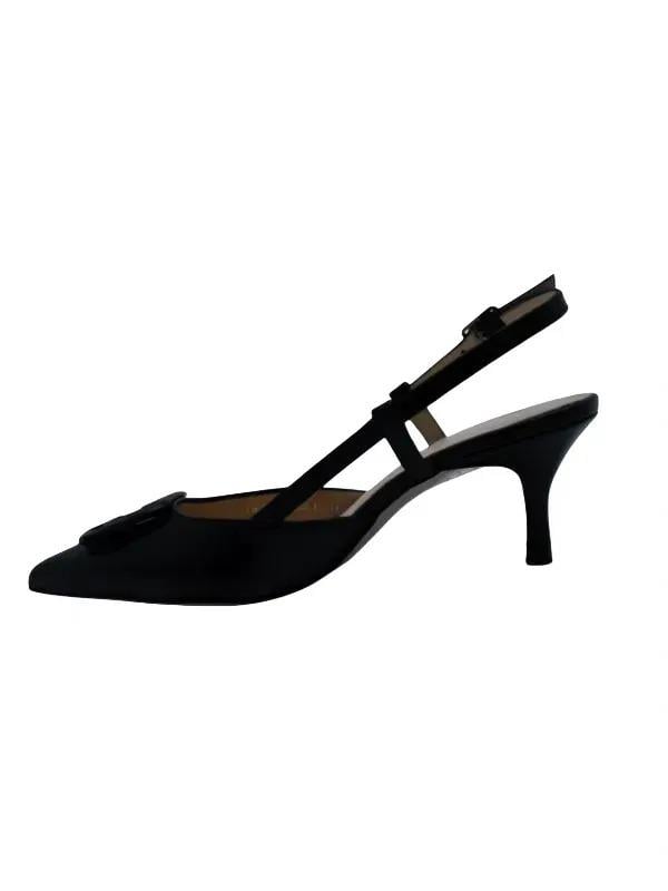 POLETTO  HAKİKİ DERİ SIYAH Ayakkabı Stiletto 9841 10 V1