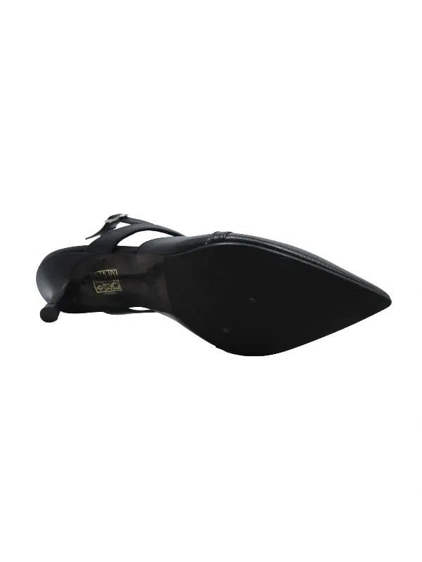 POLETTO  HAKİKİ DERİ SIYAH Ayakkabı Stiletto 9841 84