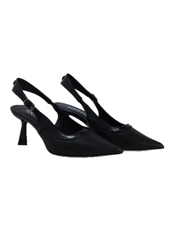 POLETTO  HAKİKİ DERİ SIYAH Ayakkabı Stiletto 9839 68