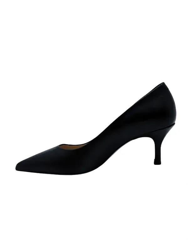 POLETTO  HAKİKİ DERİ SIYAH Ayakkabı Stiletto 9841 35