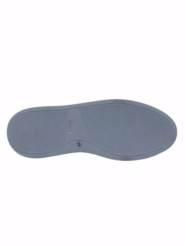 POLETTO  HAKİKİ DERİ SIYAH-BEYAZ Sneaker Düz 1280 01