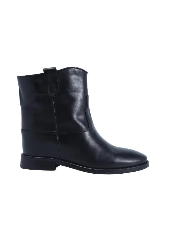 POLETTO  HAKİKİ DERİ SIYAH Bot Düz  482 02