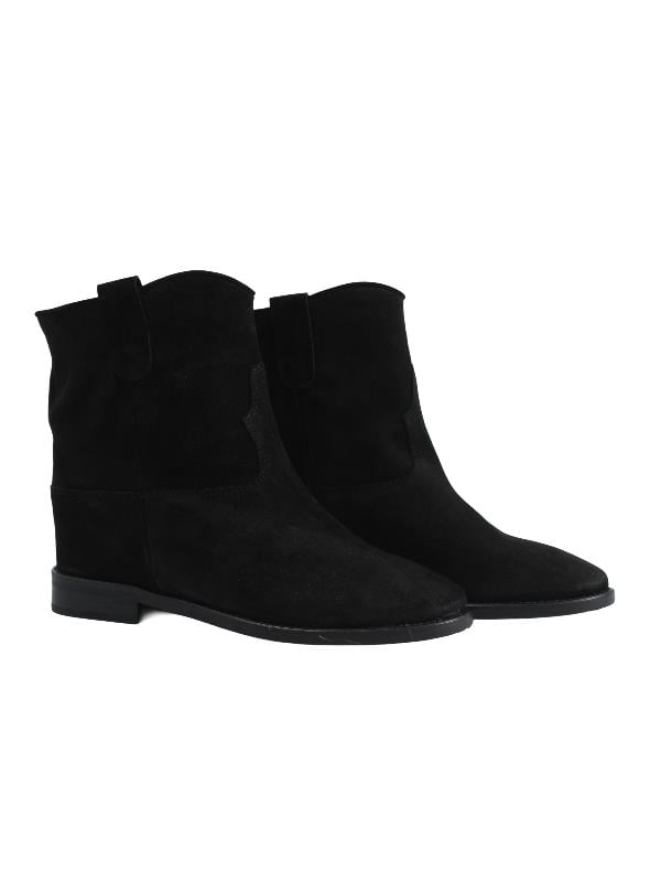 POLETTO  HAKİKİ DERİ SIYAH Bot Düz  482 02