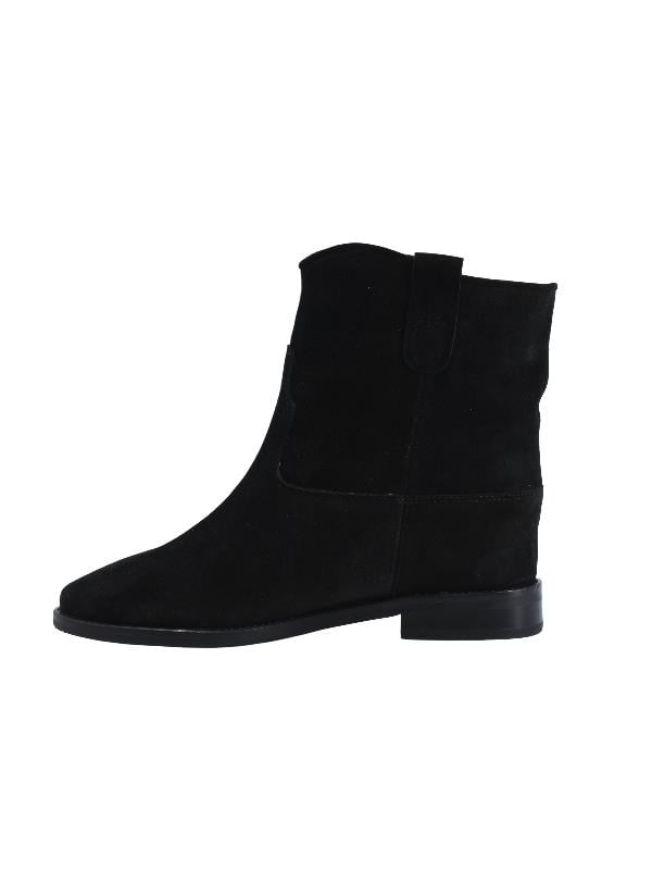 POLETTO  HAKİKİ DERİ SIYAH Bot Düz  482 02