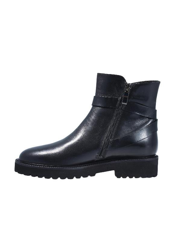 POLETTO  HAKİKİ DERİ SIYAH Bot Düz  5780 40 S