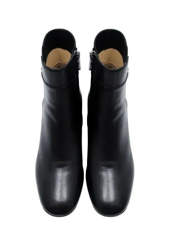 POLETTO  HAKİKİ DERİ SIYAH Bot Topuklu 9916 01