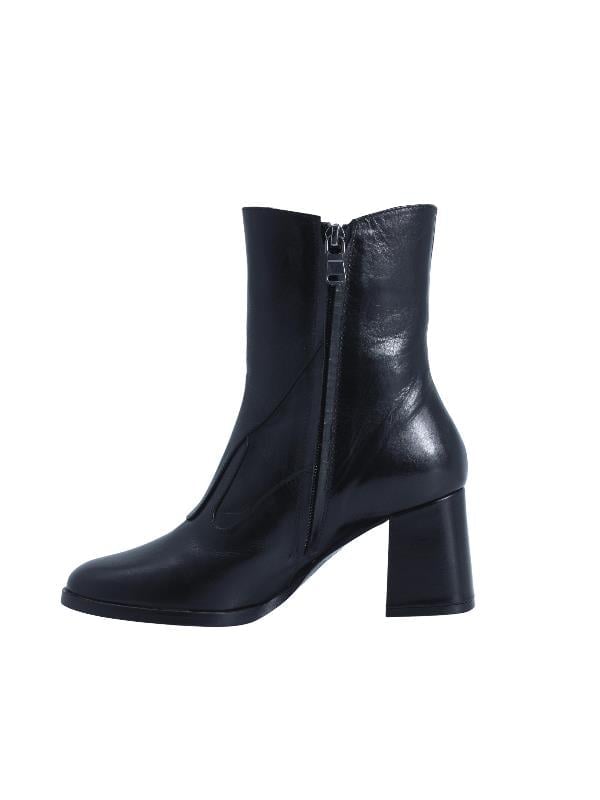 POLETTO  HAKİKİ DERİ SIYAH Bot Topuklu 2097 48 BFL