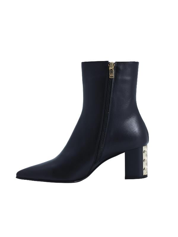 POLETTO  HAKİKİ DERİ SIYAH Bot Topuklu 09 9327 S