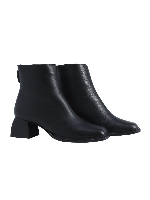 POLETTO  HAKİKİ DERİ SIYAH Bot Topuklu 01 5263