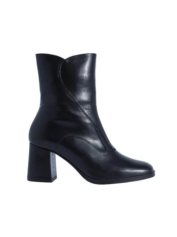 POLETTO  HAKİKİ DERİ SIYAH Bot Topuklu 2097 48 BFL