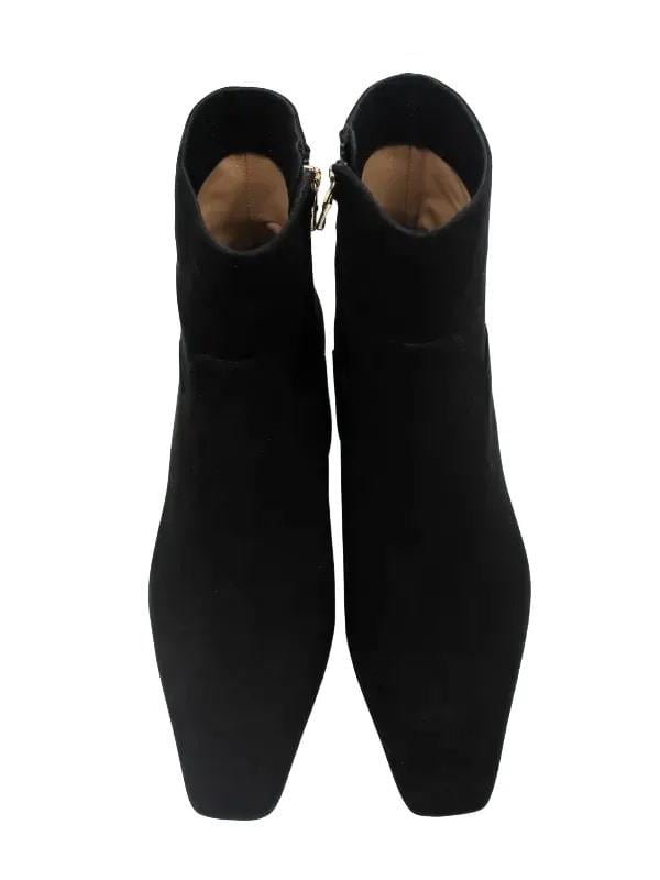 POLETTO  HAKİKİ DERİ SIYAH Bot Topuklu 128 01