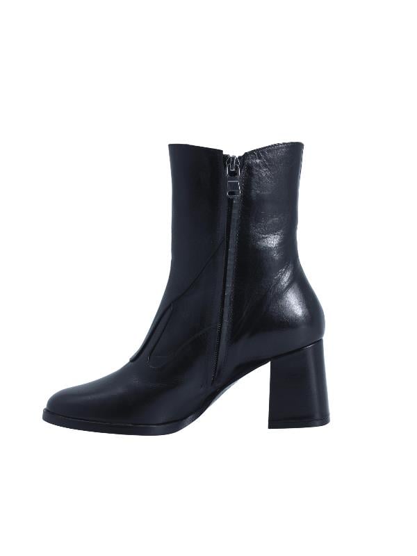 POLETTO  HAKİKİ DERİ SIYAH Bot Topuklu 2097 48 BFL