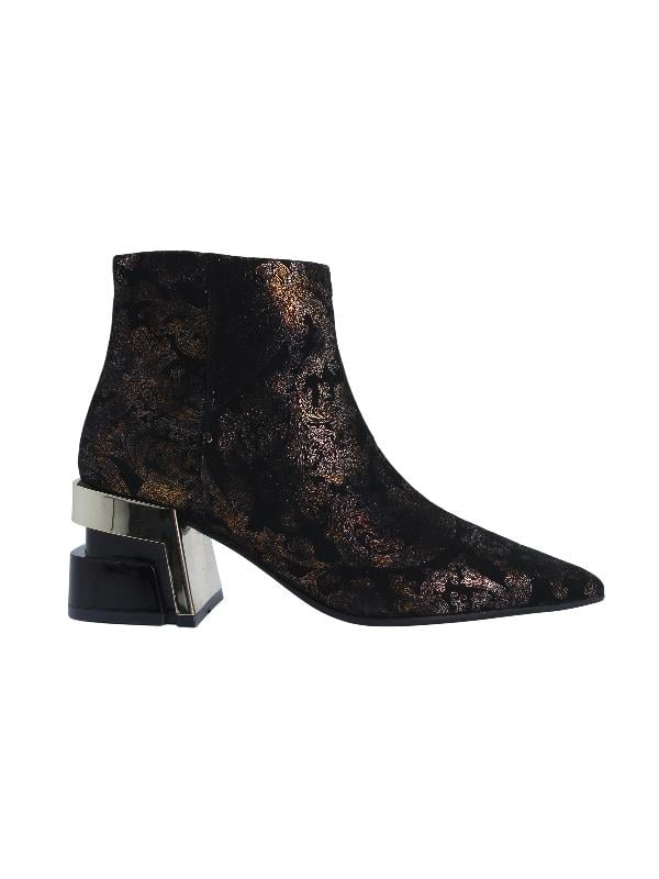 POLETTO  HAKİKİ DERİ SIYAH Bot Topuklu 8972 17 V3