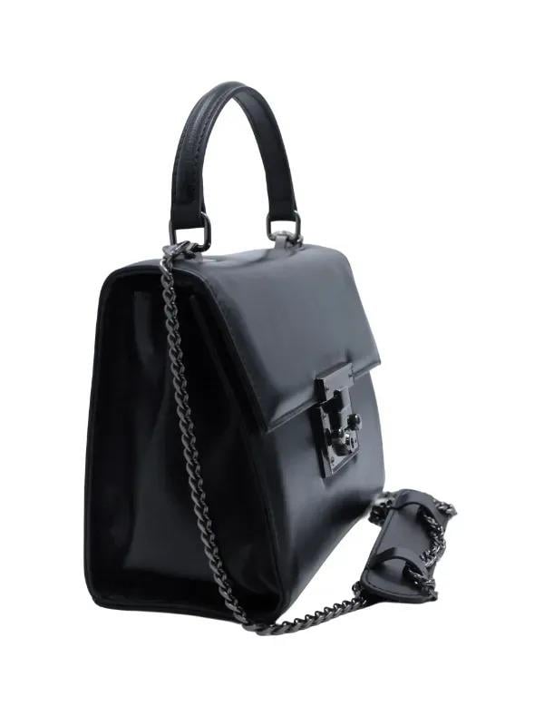 POLETTO  HAKİKİ DERİ SIYAH Çanta EL Tutmalı CNT 776 V1