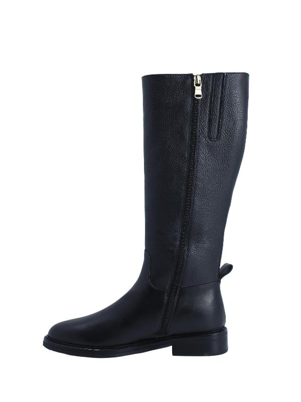 POLETTO  HAKİKİ DERİ SIYAH Çizme Düz  5780 53 S