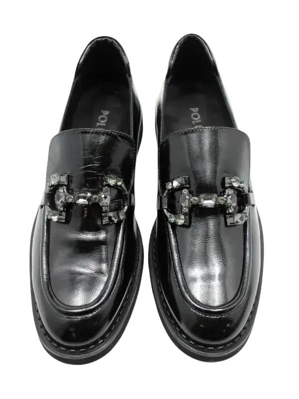 POLETTO  HAKİKİ DERİ SIYAH Loafer Düz 780 13