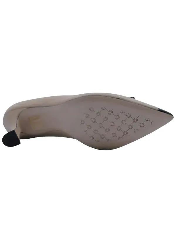 POLETTO  HAKİKİ DERİ SIYAH-NOHUT Ayakkabı Stiletto 9841 115