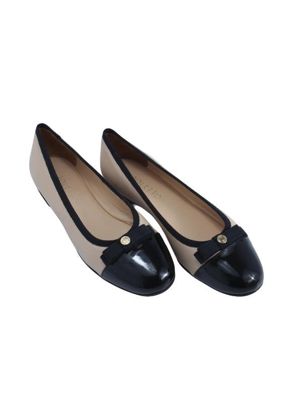 POLETTO  HAKİKİ DERİ SIYAH-NOHUT Babet Kapalı 071 01