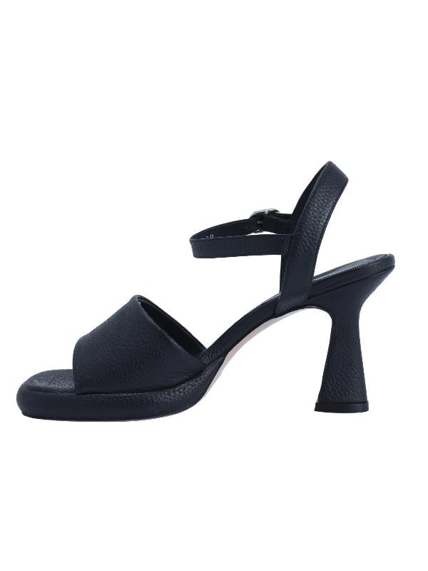 POLETTO  HAKİKİ DERİ SIYAH Sandalet Topuklu 4183 196