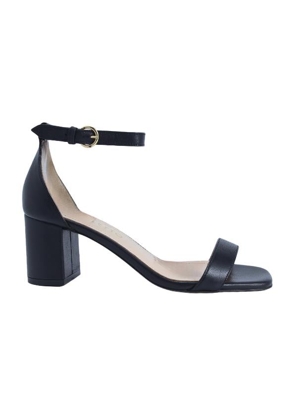 POLETTO  HAKİKİ DERİ SIYAH Sandalet Topuklu 1918 33