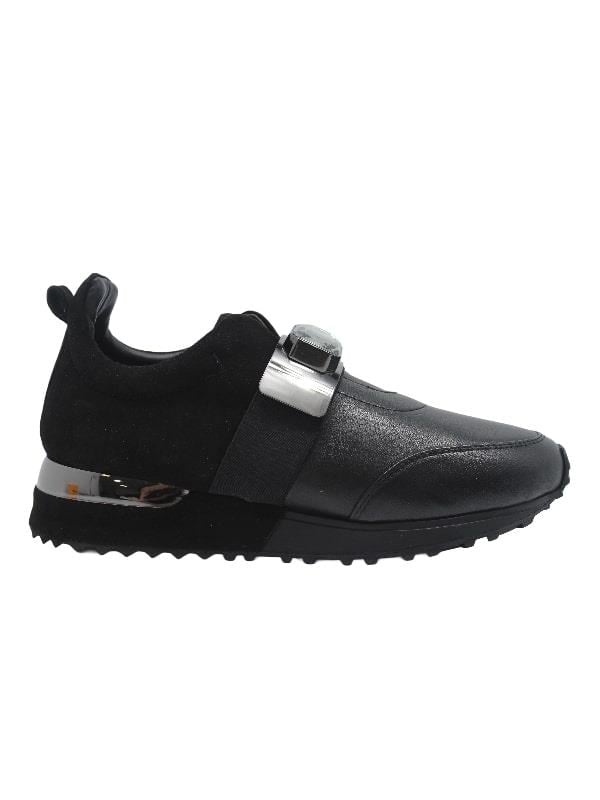 POLETTO  HAKİKİ DERİ SIYAH Sneaker Düz 4257 32