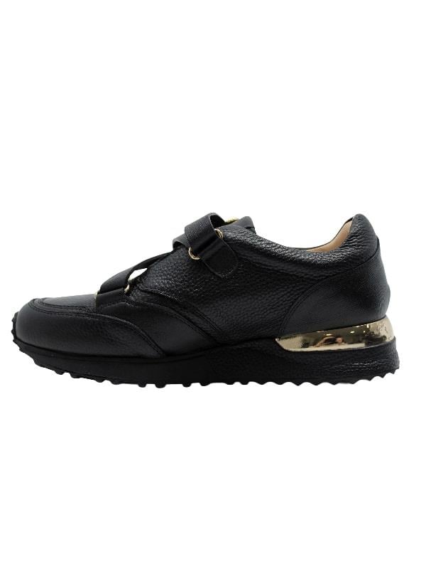 POLETTO  HAKİKİ DERİ SIYAH Sneaker Düz 4257 153