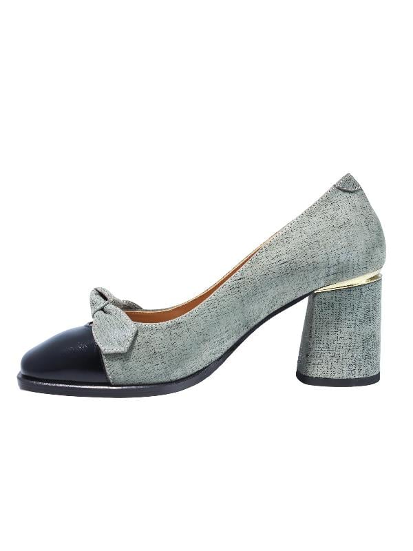 POLETTO  HAKİKİ DERİ SIYAH-YESIL Ayakkabı Günlük 01 8225