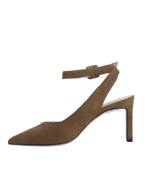 POLETTO  HAKİKİ DERİ TABA Ayakkabı Stiletto 9839 35