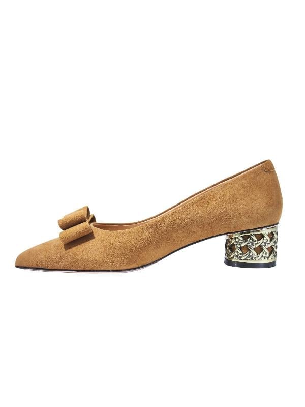 POLETTO  HAKİKİ DERİ TABA Ayakkabı Stiletto 2240 12 V1