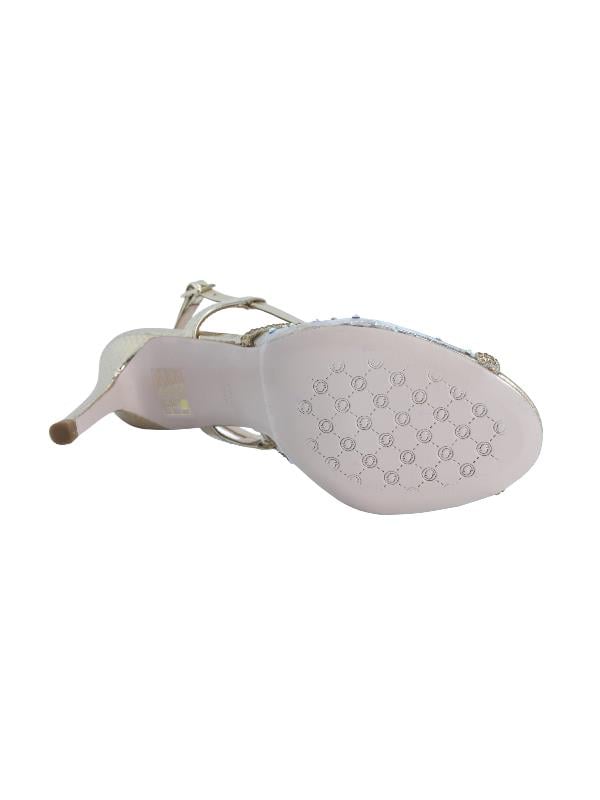 POLETTO  HAKİKİ DERİ /TEKSTİL ALTIN Sandalet Gece/Abiye 380 35