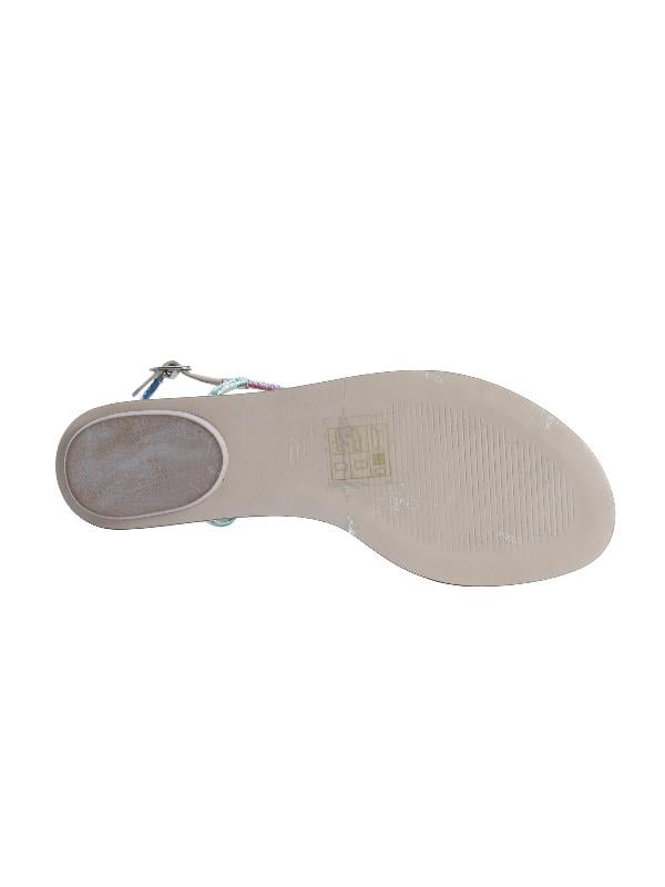 POLETTO  HAKİKİ DERİ /TEKSTİL NOHUT Sandalet Düz Terlik 0197 29